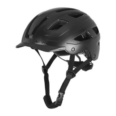 Optimiz 0-382 Casque cycliste adulte avec visière intégrée - noir mat