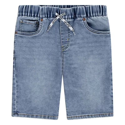 Ensemble T-shirt + Short Levi's Kids Bébé Garçon – Doodle Logo – Bleu Estate – 12 Mois