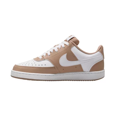 Sneakers Femme Court Vision Low Marron et blanc NIKE INTERSPORT