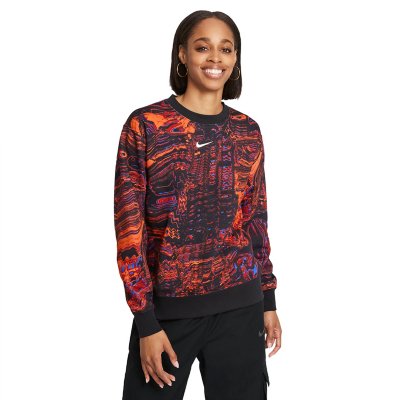 Nike air all shop over print crew sweatshirt