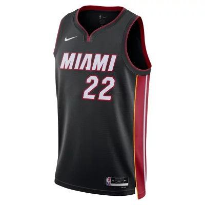 Nba Maillot Basket Miami Noir Maillot De Basketball Homme Jimmy