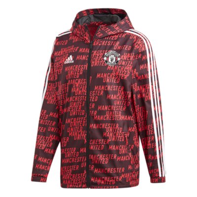 Veste D Entrainement Homme Manchester United Fc 18 19 Adidas Intersport