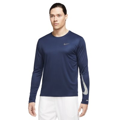 Jogging Homme Nike Dry Marine - Manches longues - Respirant - Bleu