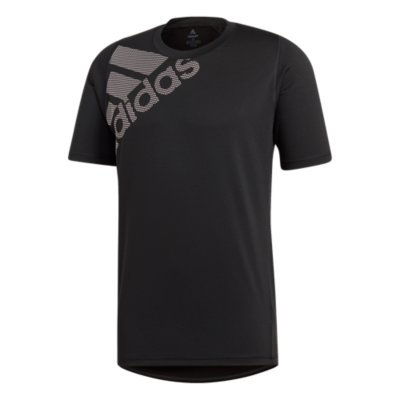 T-shirt De Training Manches Courtes Homme FreeLift Sport NOIR ADIDAS ...