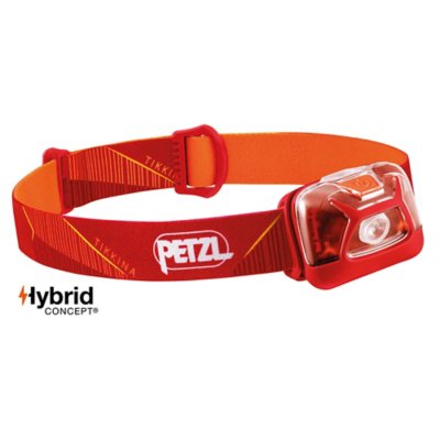 Lampe frontale hybride Petzl ACTIK CORE Rouge