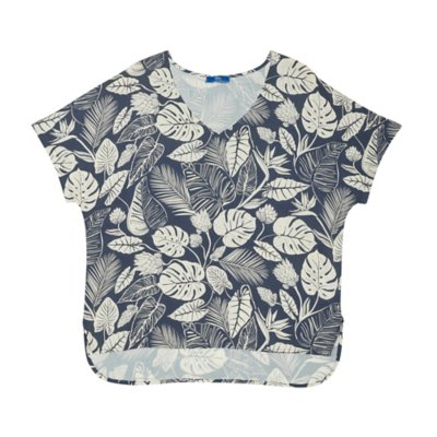T-Shirt Long D'été Pour Femme Grande Taille Chemisier Pull De Vacances