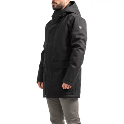 Manteau Veste VÃ©lo Hiver Intersport Blouson Homme Epersy Noir SUN