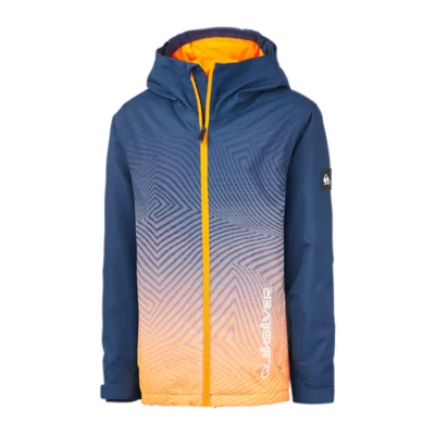 Blouson De Ski Quiksylver Pour Garçon 10 Ans - Noir - Occasion Parfait état
