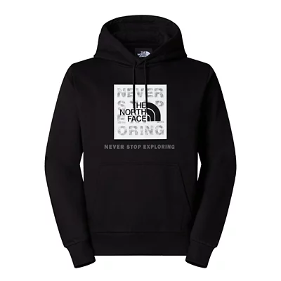Sweatshirt À Capuche Homme Never Stop Exploring Noir et