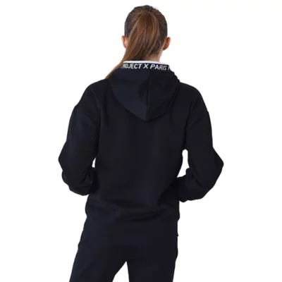 Sweat à Capuche Femme USA Pro Noir, Zippé Intégral, Coton, Taille 8 - Occasion Bon état