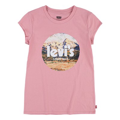 Tee shirt Manches Courtes Fille LVG SS POSTER LOGO LEVIS KID