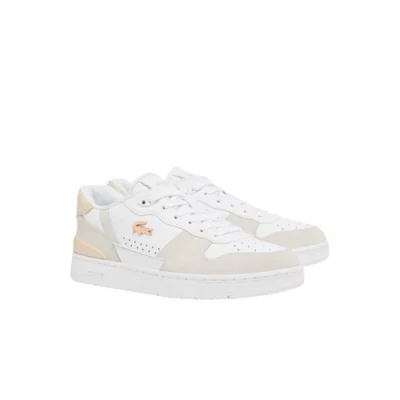 Sneakers Lacoste Basket Femme Blanche Sneakers Femme T-Clip Set