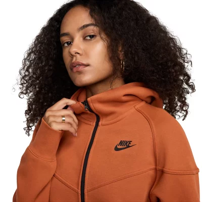 Zip Hoodie Sweat Femme Nike Nike Tech Nike Veste Orange Sweatshirt