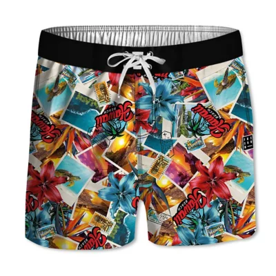 Short De Bain Freegun Homme Short De Bain Homme Hawaii FREEGUN