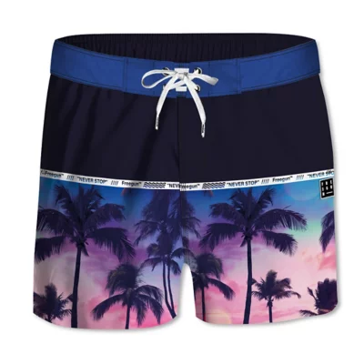 Short De Bain Homme Palmiers FREEGUN INTERSPORT