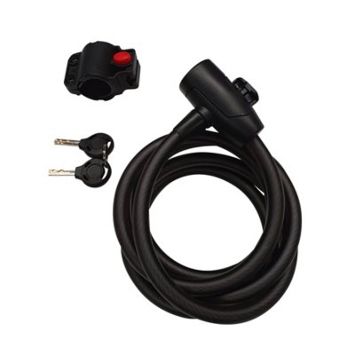 Antivol Atvc 1800 12Mm 2 Cles Noir NOIR PNA INTERSPORT