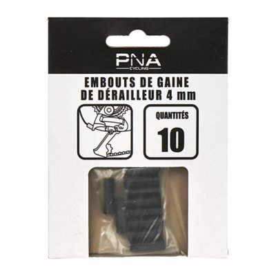 Lot De 10 Embouts De Gaine Pour Câbles De Vélo - Dimensions 5 X 11 Mm, Trou 2.6 Mm - Marque Mister Parts