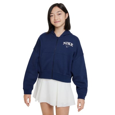 Sweatshirt Zippé À Capuche Fille Sportswear Bleu NIKE | INTERSPORT