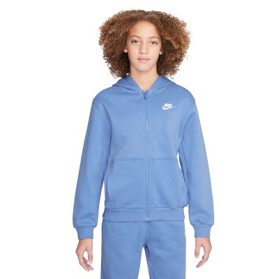 Sweatshirt Zipp Capuche Fille Nsw Club Flc Hd Fz Ls Lbr NIKE