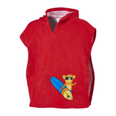 Peignoir rouge enfant sale