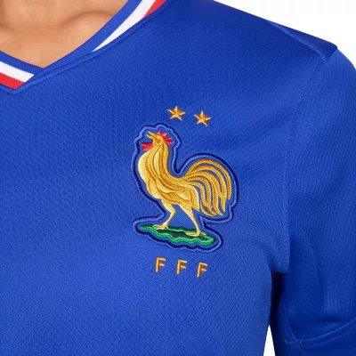 Jersey T Shirt Femme Foot France Maillot de football Femme Nike FFF W NK DF ST