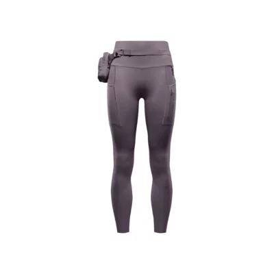 Collant Trail Janji Femme – Gris, Taille M, Poches Zip, Running Outdoor