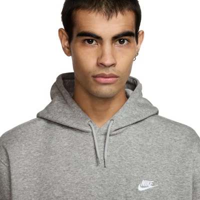 Sweatshirt À Capuche Homme Club Gris NIKE INTERSPORT