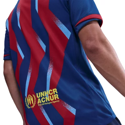 Maillot De Foot Nike FC Barcelone 2024 – Homme – Bleu – Taille L – Neuf Avec étiquettes