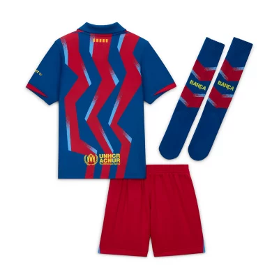 Maillot Foot Barcelone Personnalisé – Nom + Numéro, Ensemble Training T-shirt, Short Et Chaussettes – Homme, Ado, Enfant