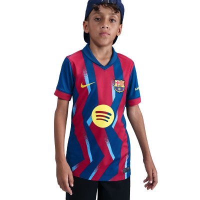 Maillot de football enfant FC Barcelone Stadium 4e tenue 25/26 Multicolore FZ1307  NIKE