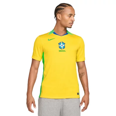 Maillot De Football GOL Brésil #10 - Jaune/vert - Polyester - Taille M - Occasion