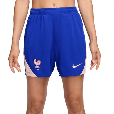 Short D'entraînement De Football Femme FFF Strike Bleu et rose