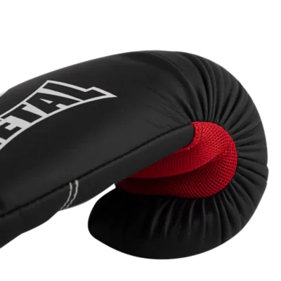 PAIRE GANTS DE BOXE METAL BOXE IRON - rouge ET NOIR TAILLE