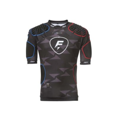 Maillot épaulière protection GILBERT TOP 14 BLITZ rugby noir doré M