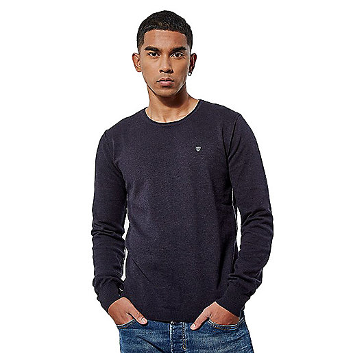 Pull Homme Man Knitted Sweater BLEU KAPORAL | INTERSPORT