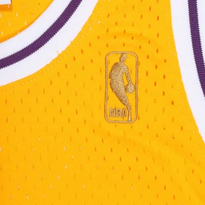 Maillot NBA Mitchell & Ness – Los Angeles Lakers – Jaune Sans Manches – Taille XS