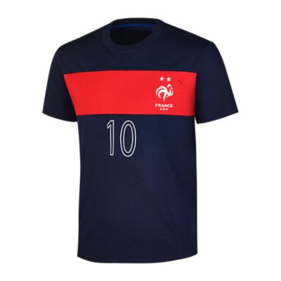 Tee-shirt De Football Enfant FFF Mbappe BLEU FFF