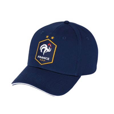 Casquette FFF Officielle Équipe De France – Taille Adulte Femme, Coton, Collection Bleue