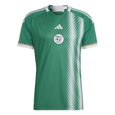 Maillot Algerie Football pour Supporter - Maillot Foot Algerie 2 étoiles ( Maillot Noir/Vert, XS) : : Mode