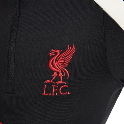 Liverpool Survêtement Dry Strike - Noir/Gris/Rose Enfant