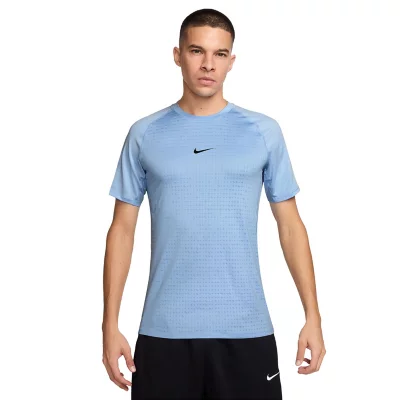 Nike Homme T Shirt Nike Blanc Et Bleu T-shirt De Basket Dri-FIT