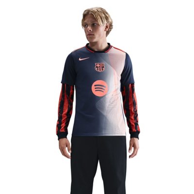 maillot d'entraînement de football homme fc barcelona academy pro third