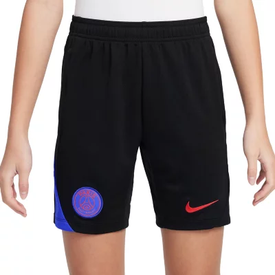 Short D'entraînement De Football Enfant PSG Strike Third Noir