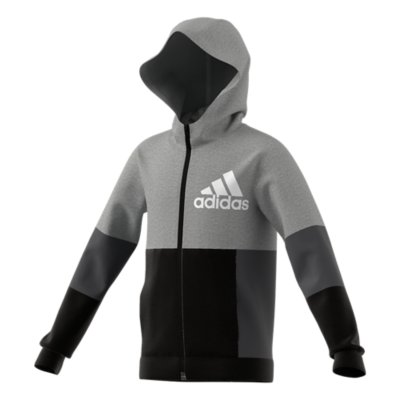 Sweat en coton avec fermeture éclair - Multi-color Benetton