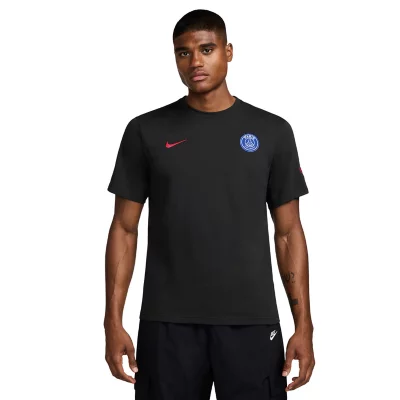 Polo Chemise Fila Bleu Tee-shirt De Football Homme PSG Primary