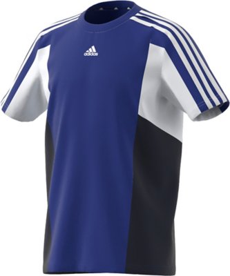 Tee-shirt adidas Club 3 Stripes Homme Bleu - Sports Raquettes