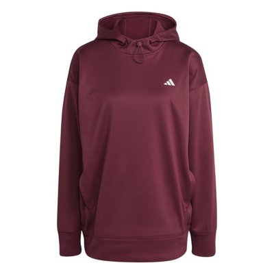 Maroon adidas cheap hoodie womens