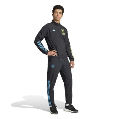 アディダス　Arsenal 23-24 オフィシャルジャージセット adidas Arsenal Woven Veste d'Entraînement 2023-2024 Bleu Bleu