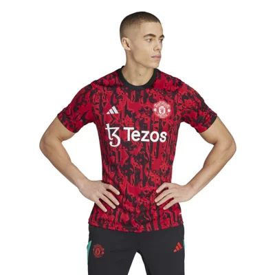 Maillot Entraînement Manchester United Adidas - Taille XL Homme - Bleu