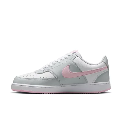 Sneakers Femme Court Vision Low Gris, blanc et rose NIKE INTERSPORT